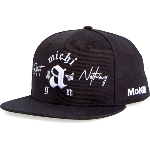 Brand About Nothing, Baseball Cap, Adjustable, Michigan, Black, New - Picture 1 of 2